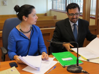 Fiscales Yasmina Aspe y Mario Concha