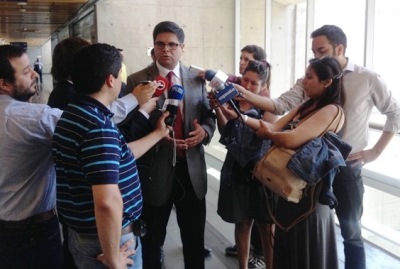 El Fiscal Jefe de Delitos de VIF y Delitos Sexuales de la Fiscalía Regional Metropolitana Sur, Rodrigo Chinchón.