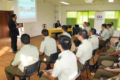 A la fecha la Fiscalía de Atacama ha capacitado a gran parte de los oficiales de Carabineros de la región.