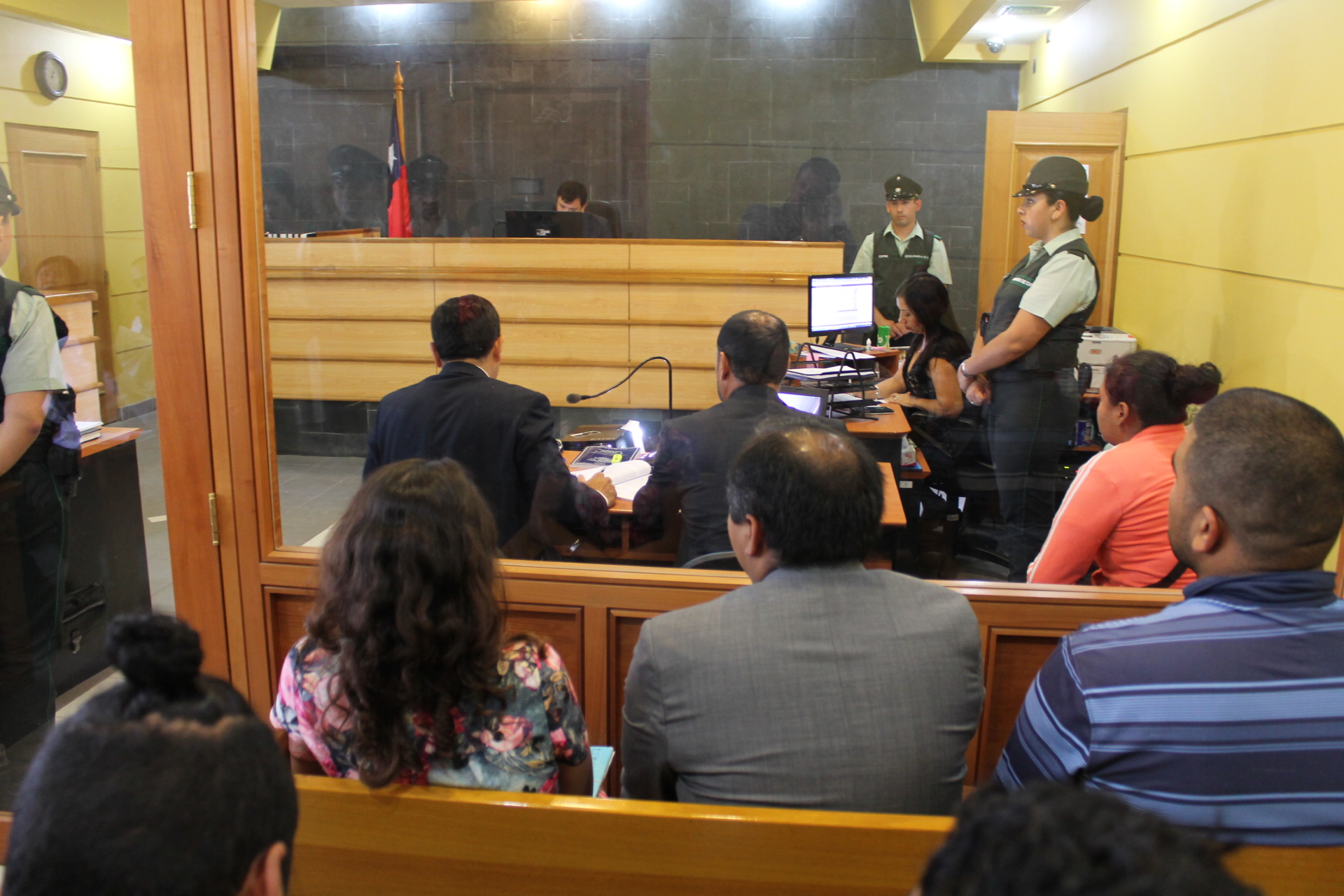 La audiencia se extendió por más de cuatro horas en el Juzgado de Garantía de la capital regional. 