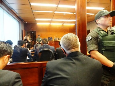 La audiencia se realizó esta tarde en el Centro de Justicia.