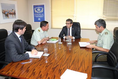 La importante reunión de trabajo la encabezó el fiscal regional de Atacama, Héctor Mella Farías.