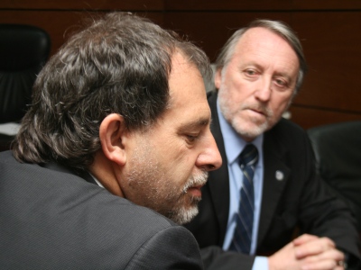 Alberto Ayala y Guido Girardi