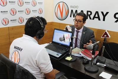 En el caso de Copiapó el fiscal jefe de esta comuna, Gabriel Meza, llegó hasta los estudios de Radio Maray.