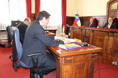 El fiscal Herbert Rohde presentó los argumentos del recurso de nulidad.