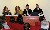 A la derecha, el fiscal Leonardo Tapia durante su exposición.