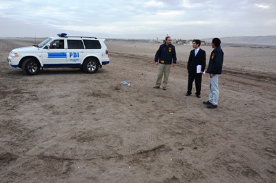 El ataque ocurrió en el sector de estacionamientos de playa Las Machas.