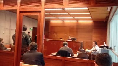 La audiencia se realizó en el 12° Juzgado de Garantía de Santiago.