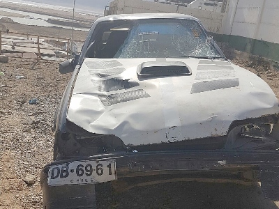 El auto protagonista del accidente fue encontrado horas más tarde por personal policial.  