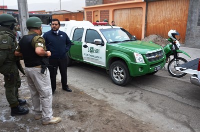 La Fiscalía trabajó junto a la SIP de Carabineros.