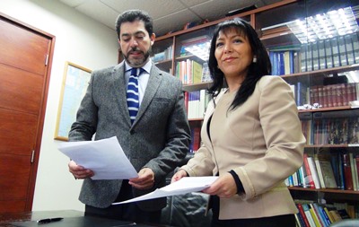 El convenio fue suscrito por la Directora Regional del SII, Paola Pacheco y el Fiscal Regional de Aysén, Pedro Salgado.