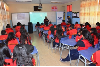 La Fiscal Regional Javiera López impartió una clase de educación cívica a los alumnos de la escuela G28 de Azapa.