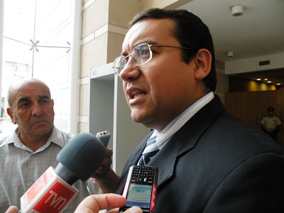 El Fiscal Rodrigo Céspedes formalizó al imputado. 