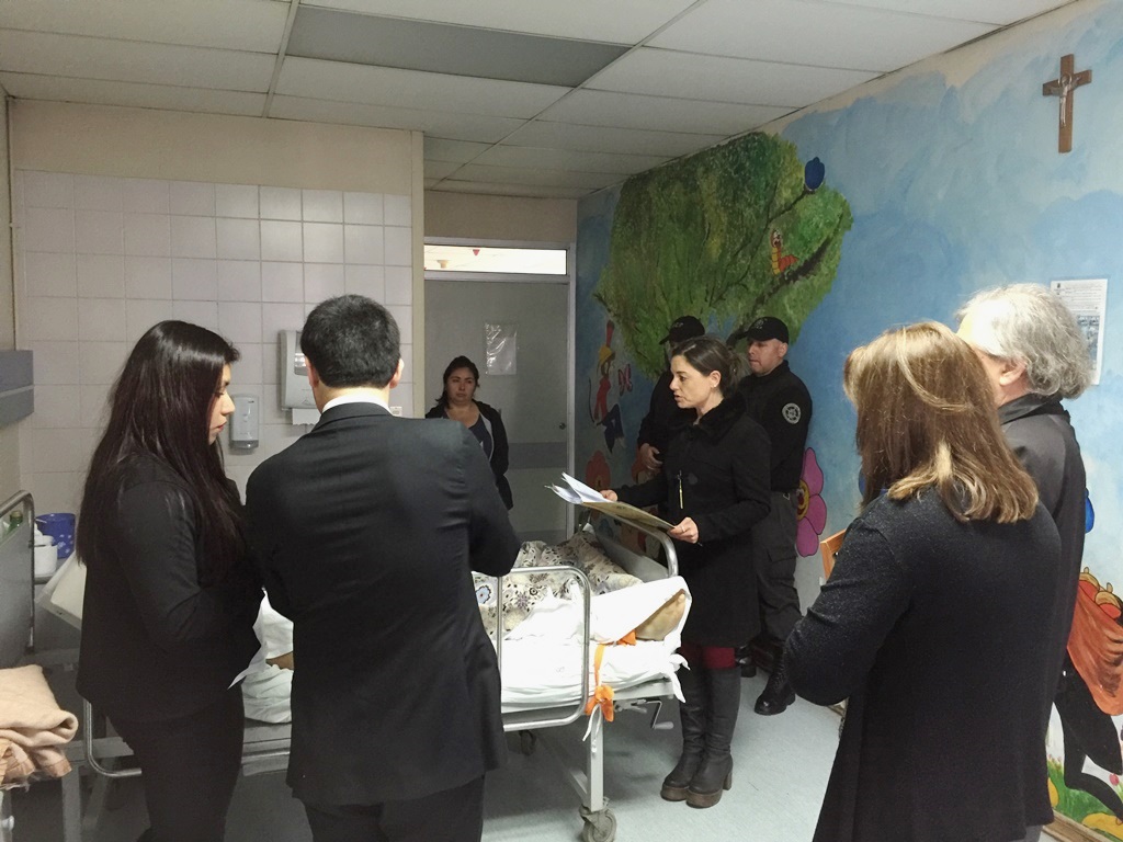 La formalización se realizó en el hospital de Valdivia