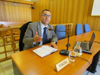 El Fiscal Andrés Gálvez llevó el caso a juicio oral.
