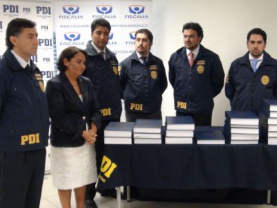 Fiscal Regional Occidente, Solange Huerta y equipo de la PDI