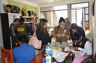 La Fiscalía de Arica junto al OS9 de Carabineros, junto a sus pares de Perú, realizaron una diligencia en varias ciudades de ese país.