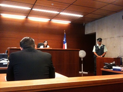 Fiscal Ricardo Peña en audiencia de formalización