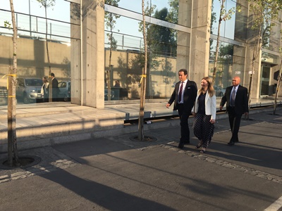 Fiscal Marcos Emilfork a su llegada esta mañana al Séptimo Juzgado de Garantía.