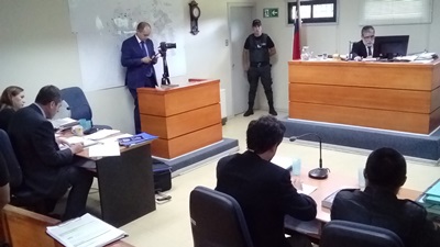 Crimen ocurrió el domingo en la mañana, explicó en la audiencia el fiscal jefe de Coyhaique, Luis González.