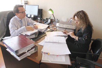 La fiscal Macarena Gallardo trabajó los antecedentes de la causa junto al fiscal de Copiapó Ariel Guzmán.      