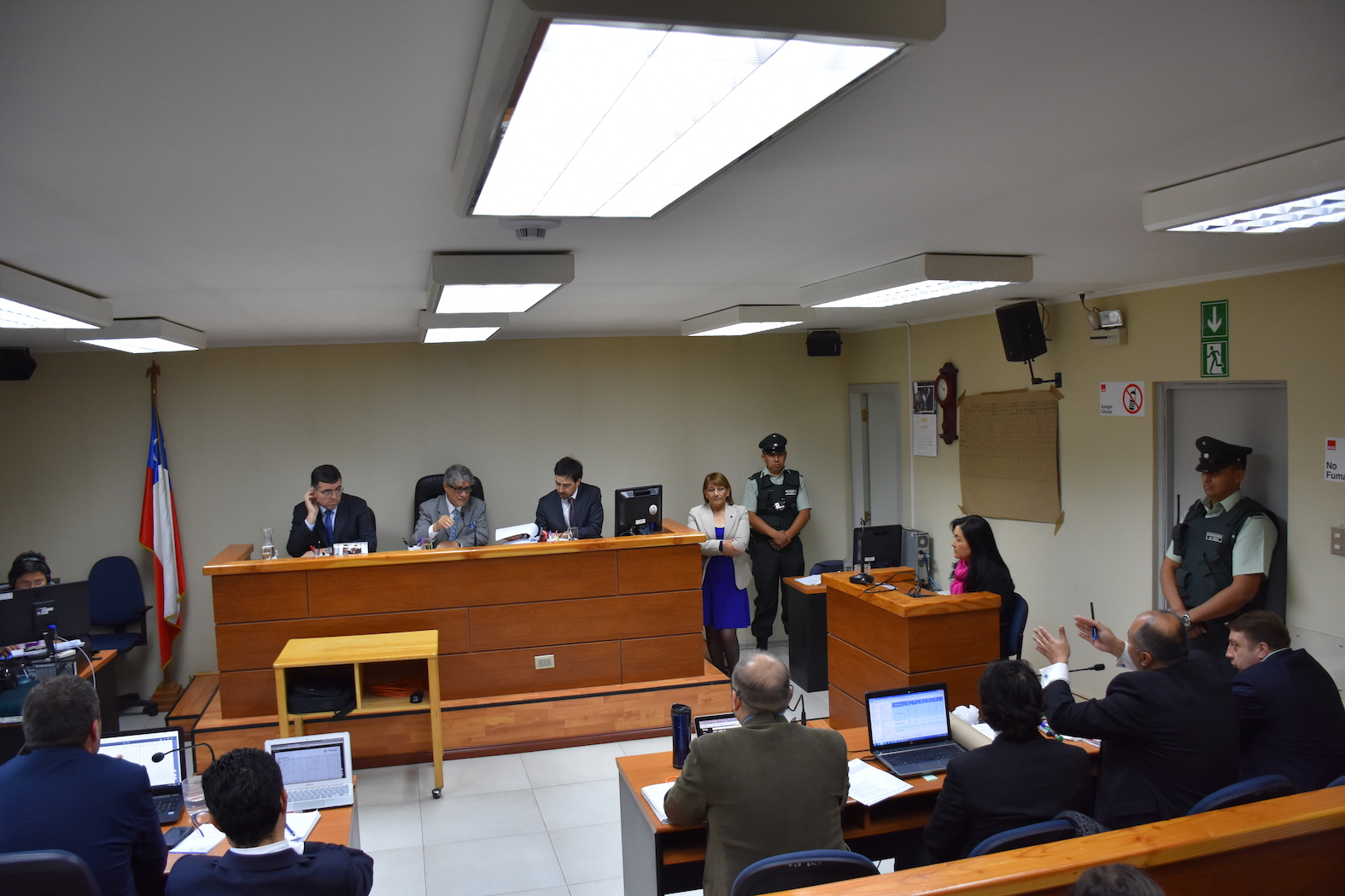 Alta expectación ha generado el juicio que se desarrolla en Coyhaique.