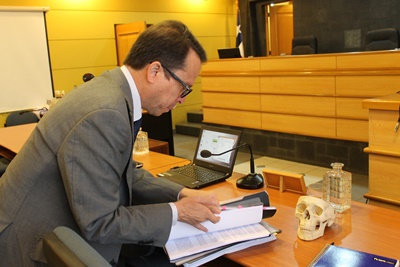 El caso fue asumido en audiencia por el fiscal Ariel Guzmán Moya.