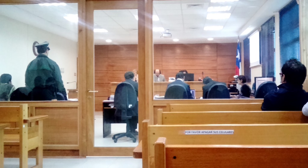 El juicio se efectuó ayer y hoy en el Tribunal de Juicio Oral en lo Penal de Valdivia.