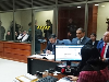 Fiscales Javier Calisto Garai y Enrique Canales en audiencia formalización por femicidio.