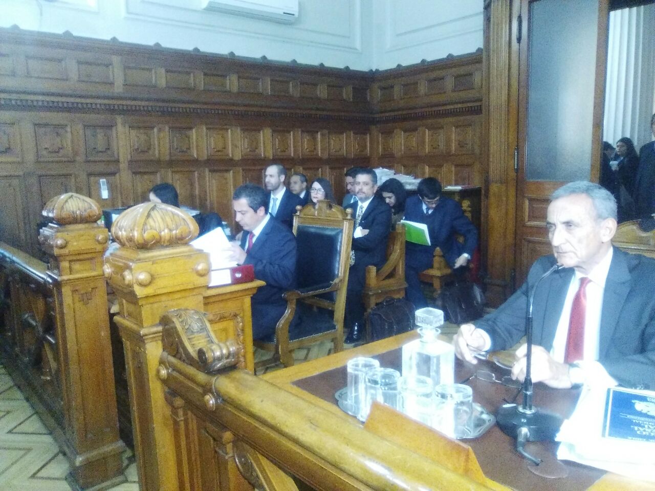 Audiencia en Corte de Apelaciones de Santiago
