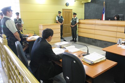 En la audiencia el fiscal Christian González se refirió a los antecedentes reunidos en esta causa.  