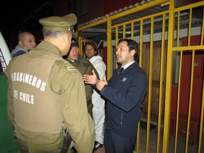 El Fiscal Nicolás Nicoreanu estuvo en el sitio del suceso.