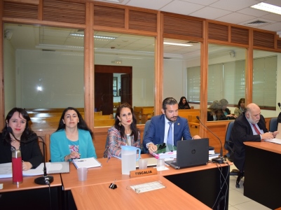Abogados de la fiscalía y querellante