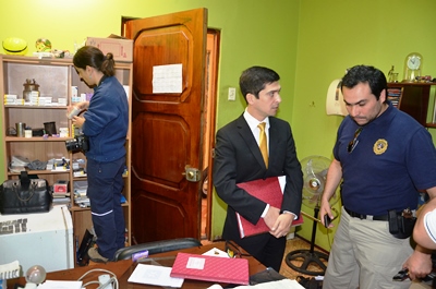 Las diligencias fueron dirigidas por el Fiscal Daniel Valenzuela, quien trabajó junto a la PDI.