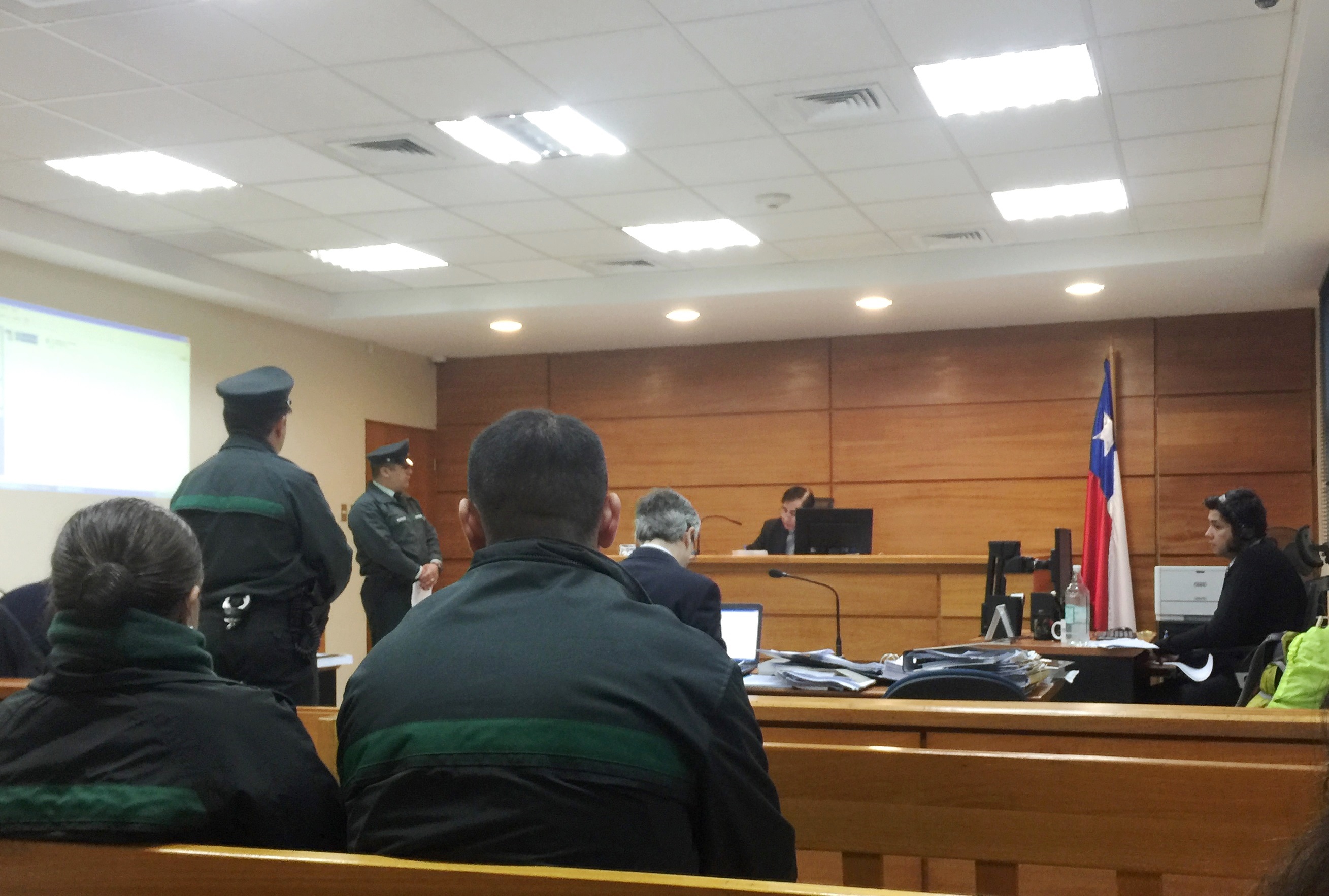 La formalización se efectuó en el Juzgado de Garantía de Valdivia.