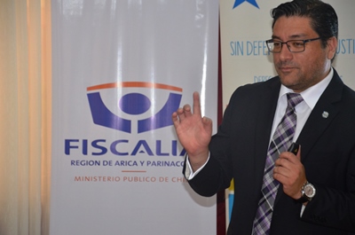 Asesor jurídico de la Fiscalía Regional, Jorge Videla Herrera.