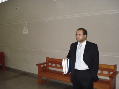 Fiscal Jaime Rojas formalizó al imputado confeso. 