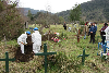 La exhumación se realizó en el cementerio del sector de río Hueico.