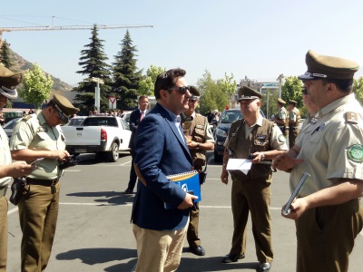 El fiscal Ricardo Jara acudió al lugar.