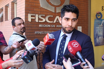 El fiscal Luis Miranda Flores confirmó la recepción de los antecedentes de esta denuncia. 