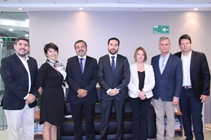 Jorge Ramirez, Jacqueline Touma, Sergio Soto, Eduardo Baeza, Ma. Paz Fredes, Oscar Camacho y Mariano Fulco 