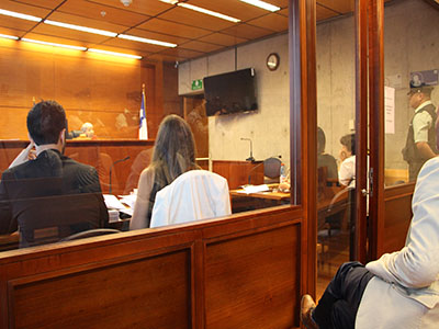 Fiscal de la zona Centro Norte Andrea Saavedra expuso los aspectos de la investigación de este caso.