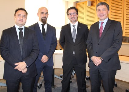 Representantes de la Fiscalía Occidente
