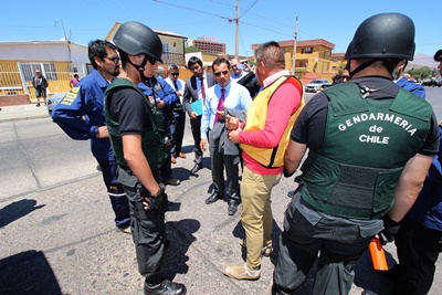 La diligencia fue dirigida por el fiscal jefe de la comuna Christian González Carriel.