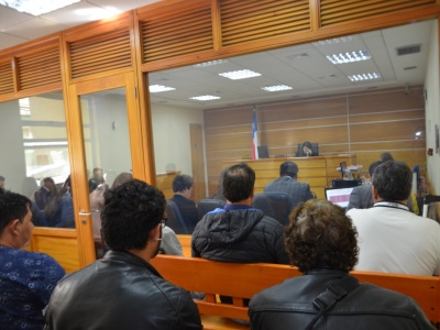 En la audiencia de formalización, junto a la Fiscalía estuvieron los abogados querellantes del Ministerio del Interior y Aduanas.