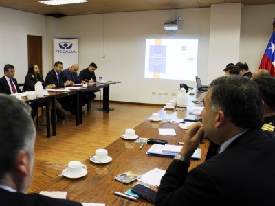 Reunión interinstitucional sobre delitos asociados a la sustracción de recursos hidrobiológicos.