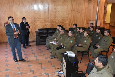 La Unidad de Atención a Víctimas y Testigos también capacitará a personal de Carabineros en otras comisarías y retenes. 