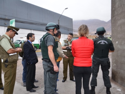 La reconstitución de escena, realizara el año pasado, estuvo a cargo del fiscal de Iquique Juan Zepeda.