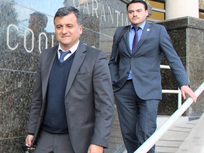 El fiscal Carlos Vidal (a la izquierda) formalizó las investigaciones