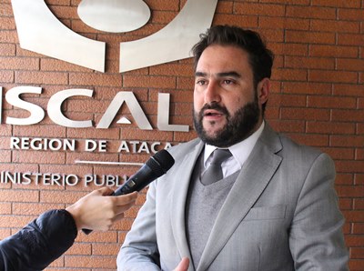 El fiscal Nicolás Zolezzi Briones asumió la audiencia de formalización de cargos en contra del imputado.